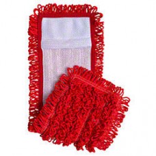 Mikrofibrinis raudona šluostas su kišenėlėmis 40 cm